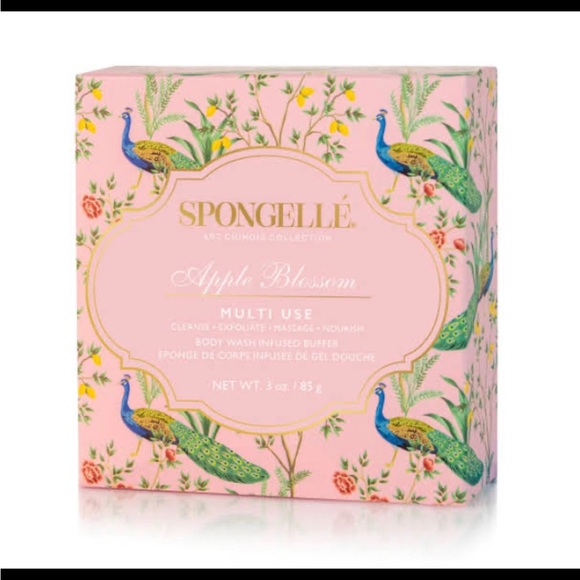 SPONGELLE BODY WASH INFUSED BODY BUFFER - APPLE BLOSSOM - Picture 2 of 3